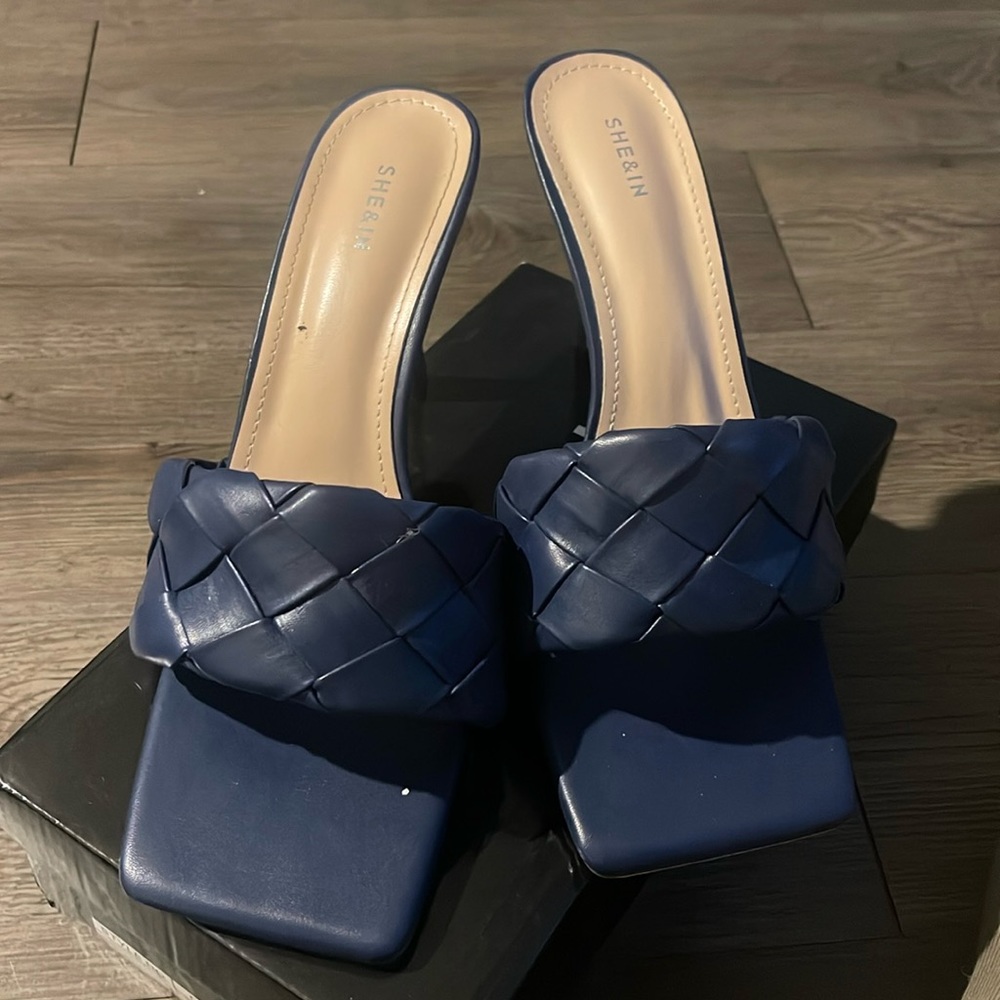 Blue heels